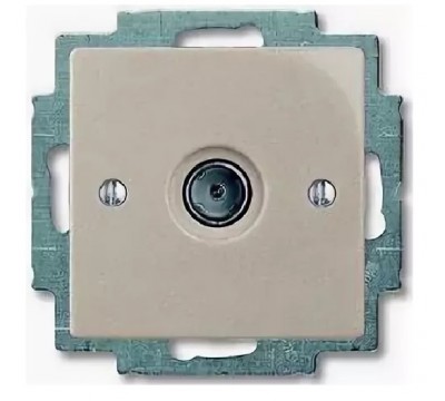 Basic 55 Розетка TV одиночная, цвет: Шампань (1743-01-93-507)