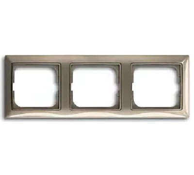 Basic 55 Рамка 3-постовая, цвет: Maison-beige (1725-0-1528)