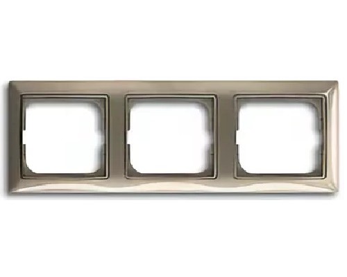 Basic 55 Рамка 3-постовая, цвет: Maison-beige (1725-0-1528)