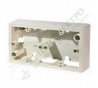 Valena Коробка для накладного монтажа 3 поста, цвет: Слоновая кость (арт. 776133)
