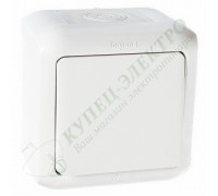 Выключатель одноклавишный IP44, цвет: Белый (арт. 782300)