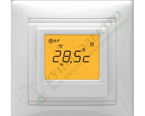 Программируемый терморегулятор ERATHERM GV780, белый, для серии ABB Basic55