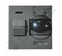 Датчик движения инфракрасный пассивный, 2-модульный, серия Zenit, цвет антрацит (арт. N2241 AN)