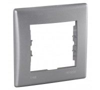 Рамка 1 пост IP44, цвет алюминий ,(арт.SDN5810160)