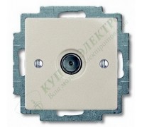Basic 55 Розетка TV одиночная, цвет: Слоновая кость (1743-01-92-507)