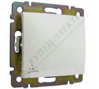 Valena Переключатель 1-клавишный промежуточный, 10A, IP44, цвет: Белый (арт. 770097)
