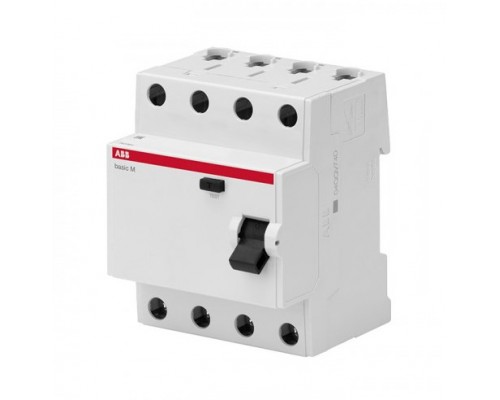 Выключатель дифференциальноготока 4P, 40A, 100мA, AC, (2CSF604042R2400 )