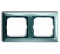 Basic 55 Рамка 2-постовая, цвет: Bistro-blue (1725-0-1522)