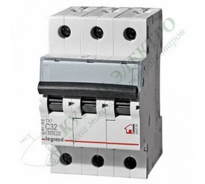 Автоматический выключатель TX3 C32A 3П 6000 (арт.404059)