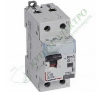 Дифференциальный автоматический выключатель DX3 1П+Н C16А 10MA-AC (арт. 410993)