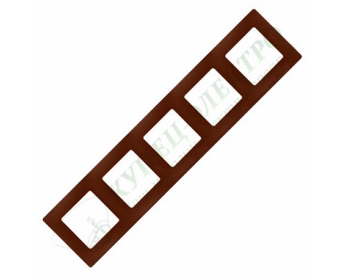 Рамка 5 постов, цвет какао