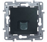 Розетка компьютерная (информационная) RJ45 Кат.6 UTP, цвет антрацит (арт. 672653)