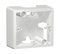 Коробка для накладного монтажа 1 пост,горизонтальная, цвет: White (арт. 771096)