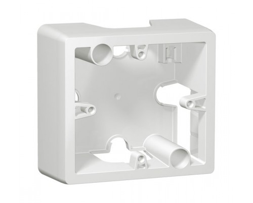 Коробка для накладного монтажа 1 пост,горизонтальная, цвет: White (арт. 771096)