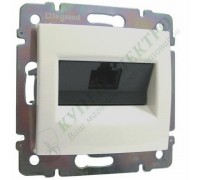 Valena Розетка информациолнная RJ45 UTP, категория 5е, 1 выход, с захватами, цвет: Белый (арт. 774230)
