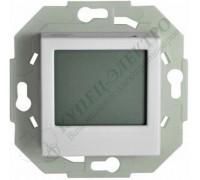 Цифровой терморегулятор ERATHERM GV560 с 2-мя датчиками для серии ABB Basic55, цвет: Белый