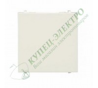 Заглушка 2-модульная, серия Zenit, цвет альпийский белый (арт. N2200 BL)