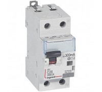 Дифференциальный автоматический выключатель DX3 1П+Н C20А 300MA-AC (арт. 411025)