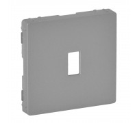 Valena LIFE Лицевая панель розетки USB, цвет: Алюминий (арт. 754752)
