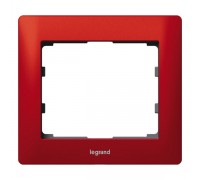 Рамка 1 пост, металл, цвет: Magic Red (арт. 771901)