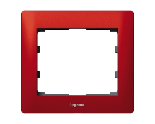 Рамка 1 пост, металл, цвет: Magic Red (арт. 771901)
