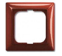 Basic 55 Рамка 1-постовая, цвет: Foyer-red (1725-0-1516)