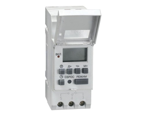 Таймер цифровой ТЭ15 16А 230В на DIN-рейку IEK MTA10-16