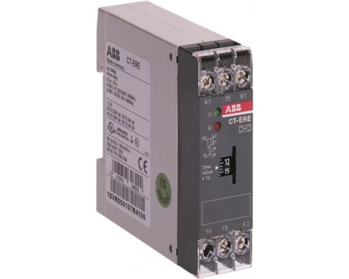 Реле времени CT-ERE 24В AC/DC 220-240В AC (0.3-30мин) 1ПК ABB 1SVR550107R5100