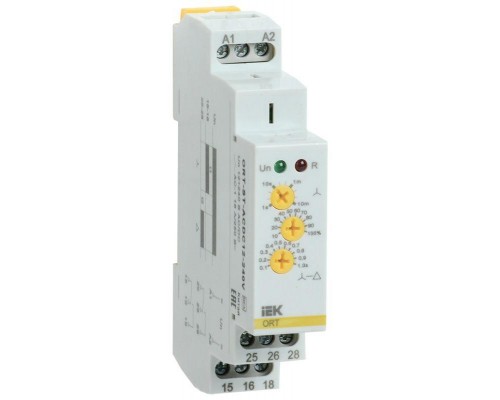 Реле пуска звезда-треугольник ORT 12-230В AC/DC IEK ORT-ST-ACDC12-240V