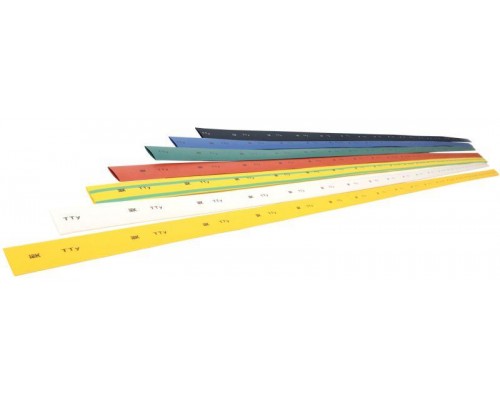Трубка термоусадочная ТТУ 6/3 желт./зел. 1м IEK UDRS-D6-1-K52
