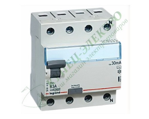 Устройство защитного отключения ВДТ TX3 4П 40A 30MA -AC (арт. 403009)