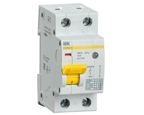 Устройство защиты от дугового пробоя УЗДП63-1 16А IEK MDP10-16