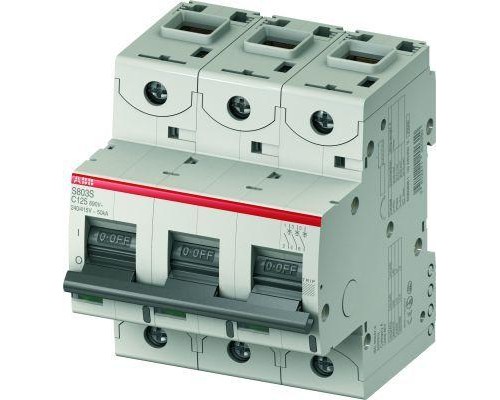Выключатель автоматический модульный 3п C 100А 25кА S803C C100 ABB 2CCS883001R0824