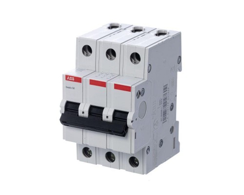 Выключатель автоматический модульный 3п C 40А 4.5кА Basic M BMS413C40 ABB 2CDS643041R0404
