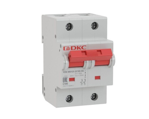 Выключатель автоматический модульный YON MD125-2NC80-8ln DKC MD125-2NC80