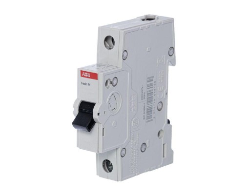 Выключатель автоматический модульный 1п C 40А 4.5кА Basic M BMS411C40 ABB 2CDS641041R0404
