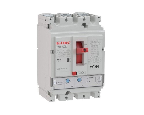 Выключатель автоматический в литом корпусе YON MD250F-TM100 DKC MD250F-TM100