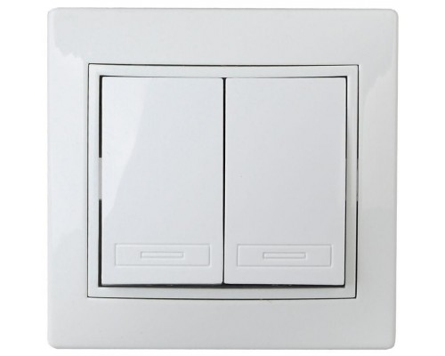 Выключатель 2-кл. СП Plano 10А IP20 1-104-01 250В бел. Intro Б0027601