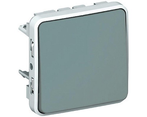 Механизм переключателя на 2 направления 1-кл. 1п СП Plexo 10А IP55 10AX сер. Leg 069511