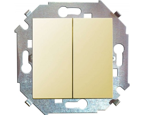 Механизм выключателя 2-кл. СП Simon 15 16А IP20 винт. зажим сл. кость Simon 1591398-031