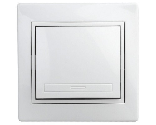 Выключатель 1-кл. СП Plano 10А IP20 1Э-101-01 250В бел. Intro Б0038822