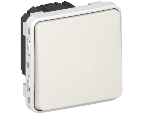 Механизм переключателя на 2 направления 1-кл. 1п СП Plexo 10А IP55 10AX бел. Leg 069611