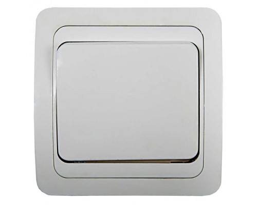 Выключатель 1-кл. СП Classico 10А IP20 2021 бел. ASD / IN HOME 4680005959846