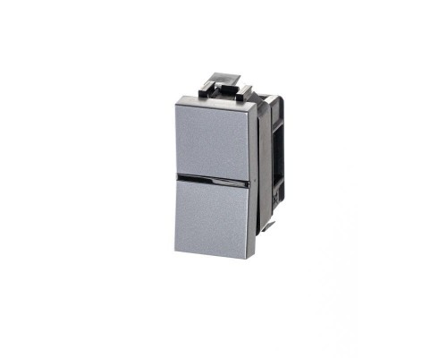 Механизм переключателя 1-кл. 1п 1мод. СП Zenit 16А IP20 с клавишей серебр. ABB 2CLA210200N1301