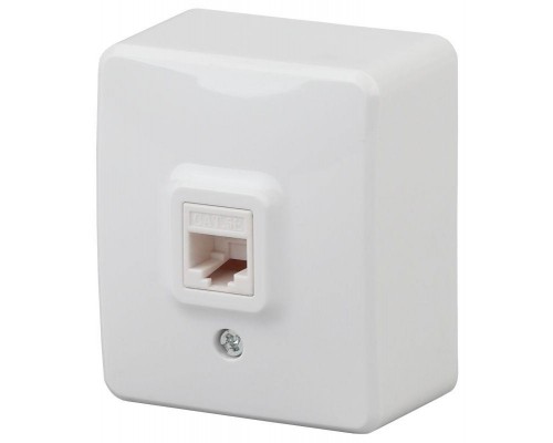 Розетка информационная RJ45 ОП 11-3203-01 Эксперт бел. ЭРА Б0020730
