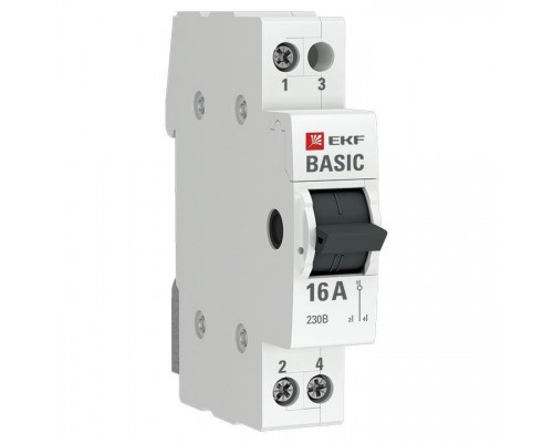 Переключатель трехпозиционный 1п 16А Basic EKF tps-1-16