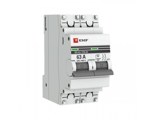 Выключатель нагрузки 2п 63А ВН-63 PROxima EKF SL63-2-63-pro
