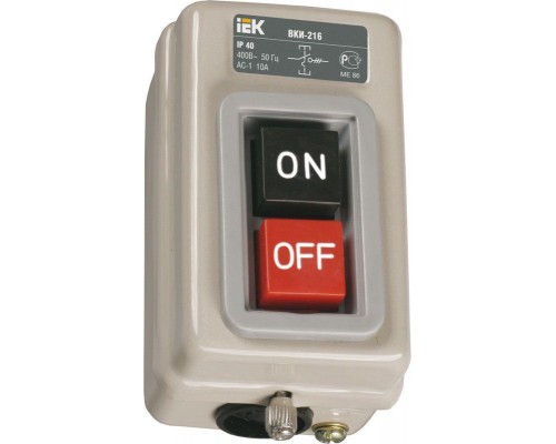 Выключатель ВКИ-211 6А 230/400В IP40 IEK KVK10-06-3