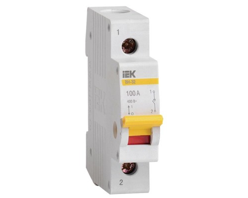 Выключатель нагрузки ВН-32 100А/1П IEK MNV10-1-100